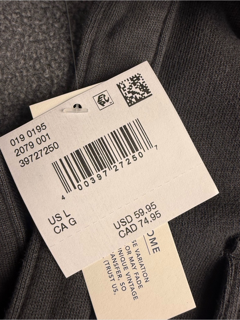 NWT American Eagle Supersoft Gray Fleece Lined Shacket L - Picture 6 of 12